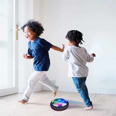 Ballon de Football suspendu avec lumière LED, 19cm, pour enfants, jeux de sport d'intérieur et d'extérieur amusants, à Air électrique ► Photo 1/6