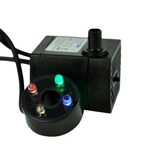Pompe à eau Submersible puissante de 3W avec le débit d'eau réglable de lumière LED pour des fontaines ► Photo 1/6