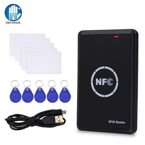 Copieur RFID étiquettes de cartes 125KHz | Copieur, porte-clés, NFC, lecteur de carte intelligente, programmateur chiffré 13.56MHz, USB UID T5577 EM4305 ► Photo 1/6