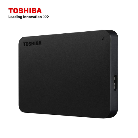 Toshiba-disque dur externe Portable A3 HDTB410YK3AA, USB 500, base Canvio de 3.0 go, 1 to, 2 to, noir ► Photo 1/5