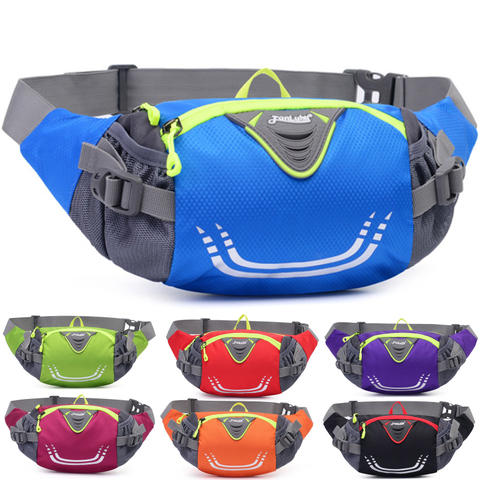 Vélo équitation cyclisme course pêche randonnée taille sac Fanny Pack ceinture extérieure bouilloire poche Sport Fitness bouteille d'eau poche ► Photo 1/6