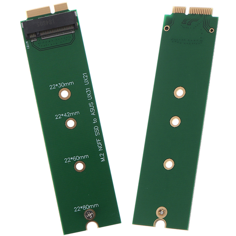 Nouveau 1Pc M.2 NGFF SSD à 18 broches adaptateur carte d'extension pour UX31 UX21 UX21E UX31A ► Photo 1/6