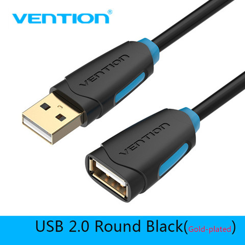 Vention USB2.0 3.0 câble d'extension mâle à femelle câble d'extension USB3.0 câble étendu pour ordinateur portable USB câble d'extension ► Photo 1/6