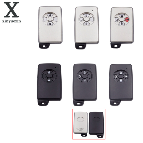 XINYUEXIN – coque de clé télécommande intelligente à 2, 3 et 4 boutons, pour voiture Toyota Corolla YARIS Premio Allion Axio VITZ AURIS ► Photo 1/6