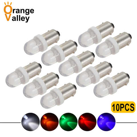 10 pièces BA9S LED T4W 1895 baïonnette côté voiture Wedge Parker intérieur lumière lampe ampoule 12 V en gros ► Photo 1/6