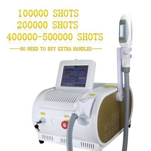 Personnalisation de langue d'équipement de beauté de rajeunissement de soins de la peau de Machine de Laser d'épilation de chargement initial d'opt SHR 100000 à 500000 coups ► Photo 1/6