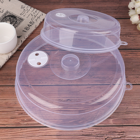 1 pièces en plastique micro-ondes couverture alimentaire couvercle transparent évent sûr outils de cuisine accessoires pour la maison ► Photo 1/6