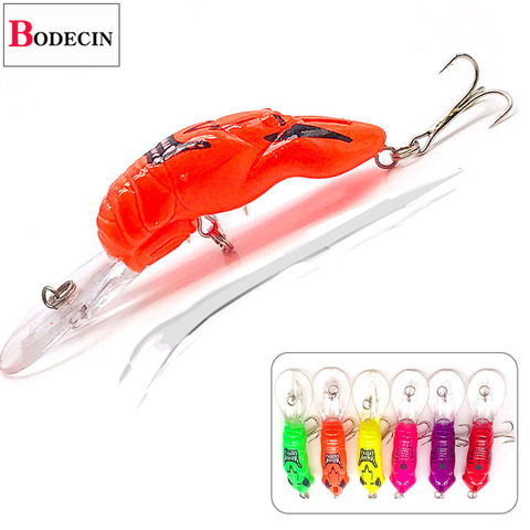 Courbure/Jerkbait écrevisse vairon manivelle leurre de pêche Wobbler pour poisson/brochet faux/appâts artificiels pour pêche boules/attirail mer ► Photo 1/6