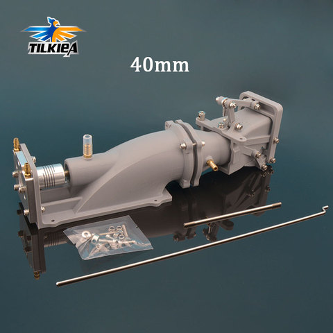 Propulseur de pompe de bateau à Jet d'eau de 40mm avec système de marche arrière, hélice de 40mm, arbre de 5mm avec couplage pour modèles de bateaux à Jet RC ► Photo 1/6