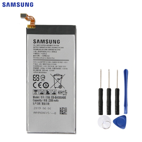 SAMSUNG batterie de remplacement d'origine EB-BA500ABE pour Samsung GALAXY A5 2015 SM-A500 A5000 A5009 A500F batterie de téléphone authentique ► Photo 1/6