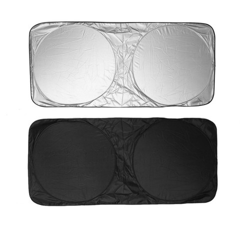 Pare-brise de voiture pare-soleil avant fenêtre visière couverture pare-soleil feuille d'argent Anti UV réflecteur pour accessoires automobiles ► Photo 1/6