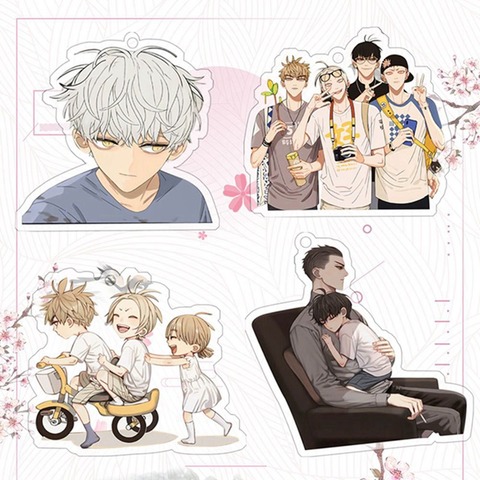 Porte-clés Anime 19 jours, porte-clé suspendu mignon pour jeune, figurine de dessin animé, Old Xian Hetian Jian Yi, bijoux ► Photo 1/6