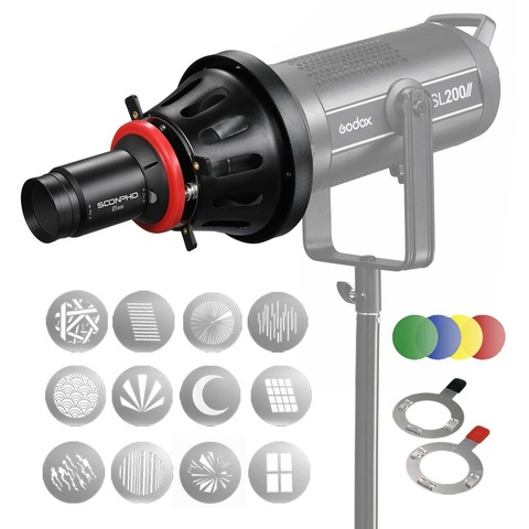 OT1 PRO II – condenseur optique avec focalisation à coupe-flux conique °, effets spéciaux artistiques, cylindre de lumière à faisceau façonné pour Flash Bowens ► Photo 1/6