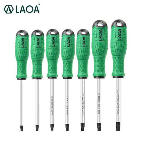 LAOA-tournevis Torx en alliage d'acier, pour tournevis Hexagonal interne T8/T10/T15/T20/T25/T30/T40 ► Photo 1/6