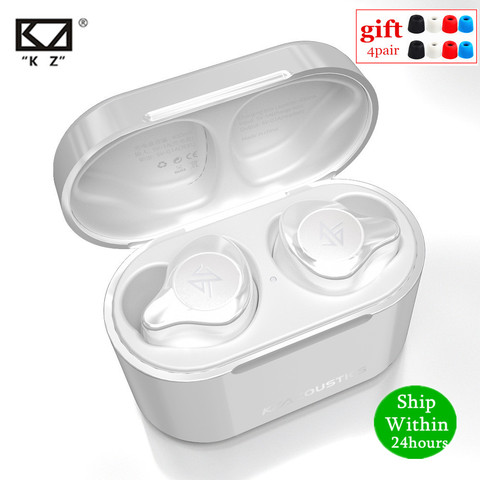 KZ – écouteurs sans fil Bluetooth 5.0 TWS S2 1DD 1BA, commande tactile AAC, oreillettes de Sport hybrides, nouveau, KZ S1 Z1 Z3 ZSX ► Photo 1/6