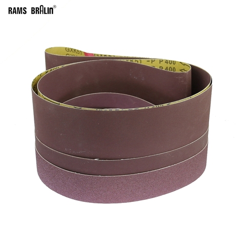 Bandes abrasives 2000x50/75/100/150mm, 1 pièce, pour bois, métal doux, plastique, meulage grossier pour polissage fin ► Photo 1/4