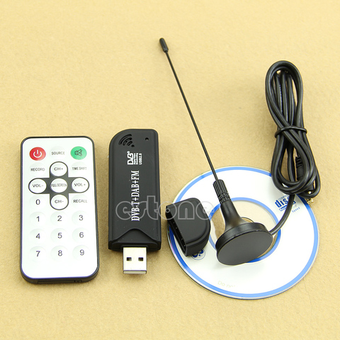 Nouveau RTL2832U USB2.0 numérique DVB-T SDR + DAB + FM HDTV Tuner récepteur bâton ► Photo 1/1