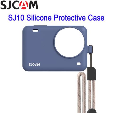 Étui de protection en Silicone avec lanière pour caméra d'action SJ10 PRO, série 4K, accessoires ► Photo 1/6