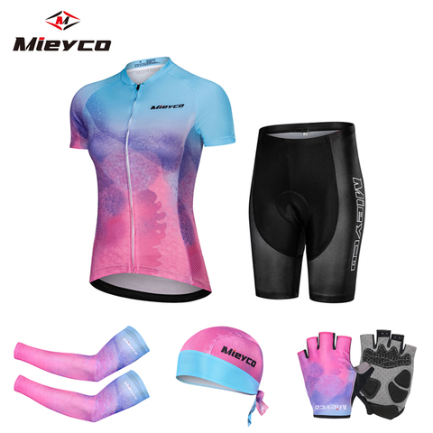 Mieyco cyclisme vêtements Roupa Ciclismo cyclisme Maillot ensemble 2022 été chemises femmes Maillot vélo uniforme femme cycliste vêtements ► Photo 1/6