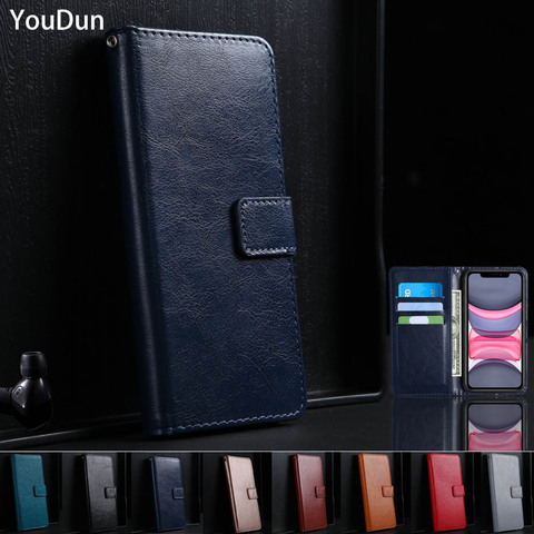 Étui à rabat en cuir avec support de livre, luxueux, pour HONOR 9 S 9C 9A 8 S 8X 8C 20 Lite 10 9 8 Huawei P40 lite E ► Photo 1/6