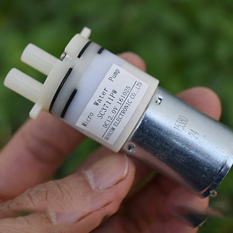 Micro pompe à eau 370 à diaphragme, 12v dc, auto-amorçante, petite pompe à vide de qualité alimentaire pour distributeur d'eau ► Photo 1/6