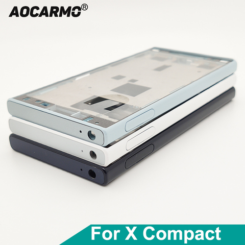 Aocarmo pour Sony Xperia X Compact F5321 X Mini XC cadre moyen châssis support de cadre plaque de panneau ► Photo 1/6
