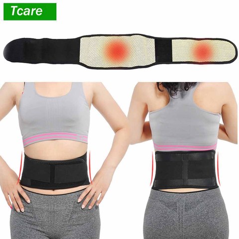 Tcare taille réglable Tourmaline auto-chauffant thérapie magnétique dos taille soutien ceinture lombaire orthèse Massage bande soins de santé ► Photo 1/6