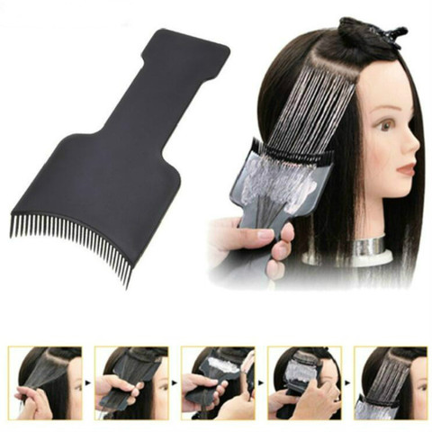 Applicateur de cheveux, brosse professionnelle, à la mode, applicateur pour la distribution de cheveux pour Salon de coiffure, planche de coloration, outil de coiffure ► Photo 1/6