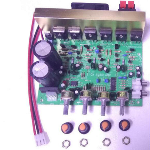 Carte d'amplificateur de puissance 300 de caisson de basse refroidi par Air de 2.1 W 3 canaux carte d'amplificateur de puissance élevée ► Photo 1/6