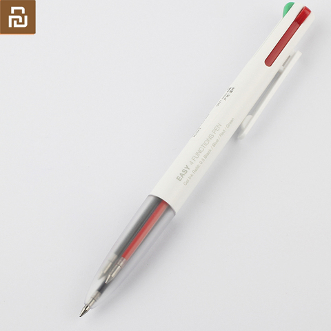 2022 nouveau Xiaomi KACO facile 4 en 1 stylos multifonctions 4 couleurs 0.5mm noir bleu rouge vert recharge stylo Gel pour étudiant de bureau ► Photo 1/6