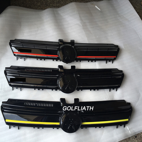 GOLFLIATH – pare-choc avant en maille ABS pour voiture, compatible avec la Volkswagen Golf MK7 GTI R 2015 – 2017 ► Photo 1/6