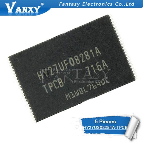 5 pièces de mémoire Flash NAND TSOP48 HY27US08281A-TPCB TSOP, nouvelles et originales ► Photo 1/2