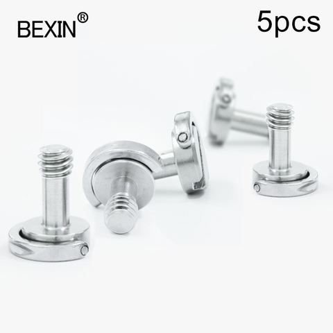 BEXIN trépied accessoires 1/4 pouces caméra vis d-ring adaptateur caméra montage vis pour fixation rapide plaque rotule DSLR caméra ► Photo 1/5