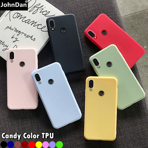 Coque bonbon en Silicone pour Xiaomi, compatible modèles Redmi Note 8, 9 Pro, 7, 9A, 8T, 9C, 9S, 7A, 5 Plus, 4X, 4, 6A, 6, 4A, 5A, 8A, Little Poco X3, NFC, M3 ► Photo 1/6