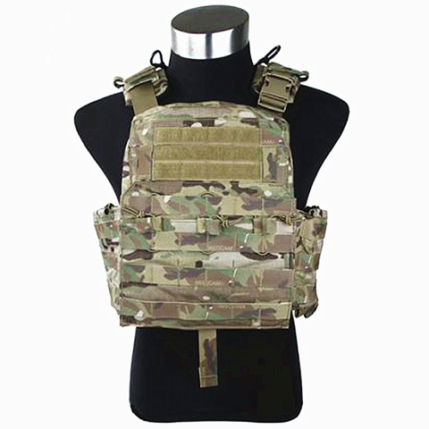 TMC CPC gilet tactique Molle cerise plaque transporteur 2022 Version (taille: M) militaire armée Cage gilet corps armure équipement de Combat TMC2355 ► Photo 1/6