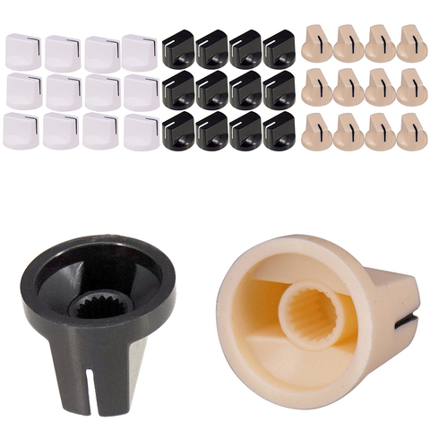 12 pièces Guitare Volume Contrôle chapeau haut-de-forme Boutons pour Guitare Électrique ► Photo 1/1