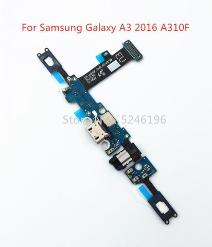 1 pièces Micro USB carte PCB chargeur Port de quai mini connecteur câble flexible pour Samsung Galaxy A3 (2016) A310F Circuit imprimé ► Photo 1/1