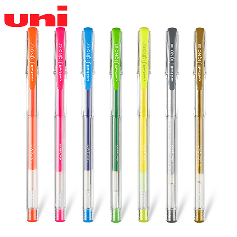 Uni-ball Signo – ensemble de stylos à bille, stylo à encre Gel, Standard, 15 couleurs, 1 pièce, UM-100, 0.5, 0.7, 0.8mm ► Photo 1/6