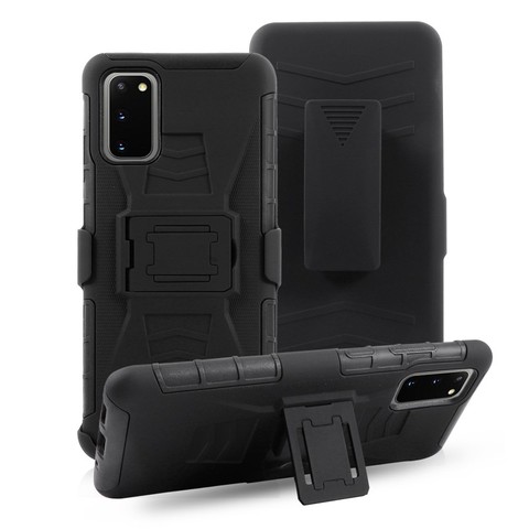 Coque antichoc avec support d'armure hybride, étui à Clip de ceinture en plastique pour Samsung Galaxy A51 A71 A50 A30S A70 A10S A20S ► Photo 1/6