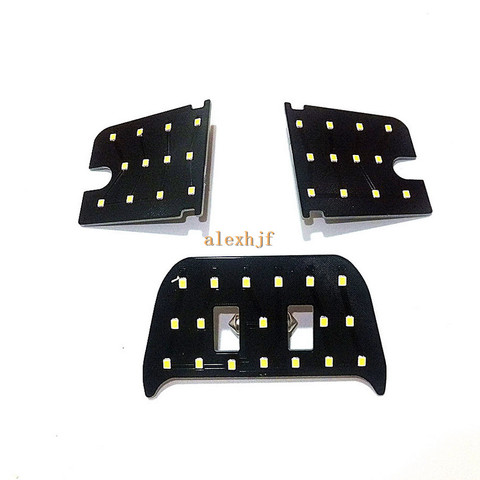 Lampe d'intérieur LED 6000K, 3 pièces, haute luminosité, pour Mitsubishi Lancer, 2835SMD 42 LED ► Photo 1/6