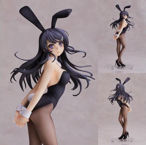 26cm sexy coquin ne rêve pas de lapin fille Senpai Sakurajima Mai figurine jouets poupée cadeau de noël avec boîte ► Photo 1/6