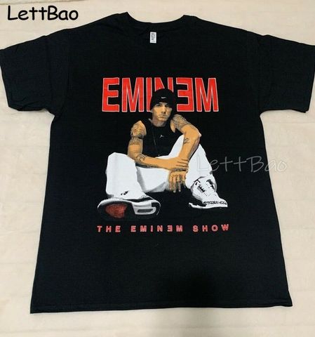 Eminem T-shirt Hip Hop Rap Pop mode unisexe TumblrT chemise mode T-shirt Hip Hop col rond T-shirt japonais à manches courtes ► Photo 1/5