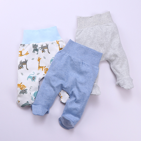 Pantalon bébé nouveau-né bébé garçon fille Leggings taille haute infantile pantalon dormeur enfant en bas âge pyjamas bébé printemps automne pantalon ► Photo 1/6