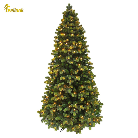 Teellook-arbre de noël lumineux PE + PVC | 1.2m/3.6m, matériel pour nouvel an, décoration de center commercial, hôtel et maison ► Photo 1/6