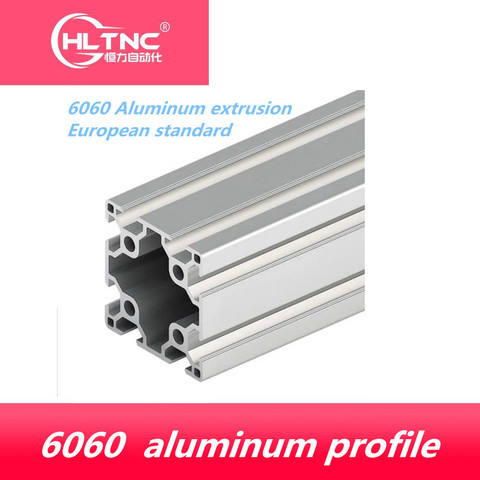 Profil en alliage d'aluminium extrudé 2022, norme européenne 6060, promotion CNC, cadre en alliage d'aluminium pour construction ► Photo 1/3