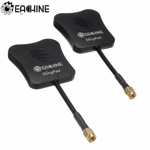 Meilleure affaire Eachine StingPad 5.8G 16dBi écran plat à Gain élevé SMA/RP-SMA FPV antenne pour récepteur FPV RC Drone quadrirotor RC pièces ► Photo 1/5