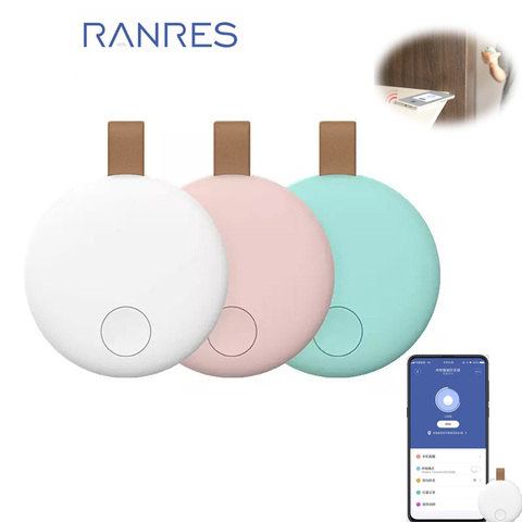 Ranres Smart Anti-perte dispositif Intelligent positionnement alarme recherche Tracker sac pour animaux de compagnie portefeuille clé trouveur téléphone boîte recherche ► Photo 1/5