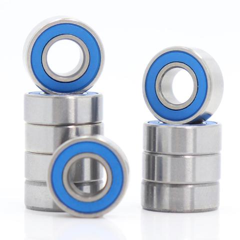 MR115RS roulement ABEC-3 (10 pièces) 5x11x4mm Miniature MR115-2RS roulements à billes, bleu scellé, MR115 2RS ► Photo 1/6