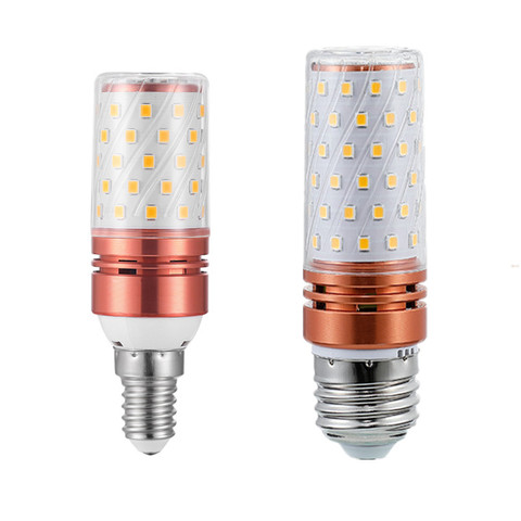 Ampoule Led épis de maïs E14 pour lustre, bougie E27, lampe 2835 SMD110V 220V, blanc chaud 3000K, blanc froid 6500K, blanc naturel 4000K ► Photo 1/6