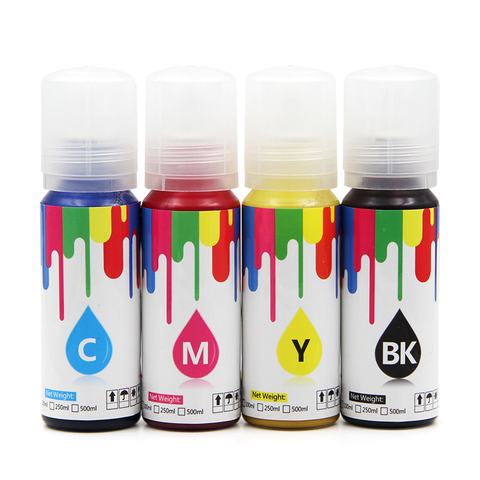 Bouteilles d'encre par sublimation pour imprimante Epson Ecotank ET 2700 ET 2750 ET 3700 ET 4750 L1110 L3100 L3101 L3110 L3150 L5190 ► Photo 1/6